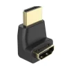 High Speed HDMI™-Winkeladapter, Stecker - Kupplung, 90°