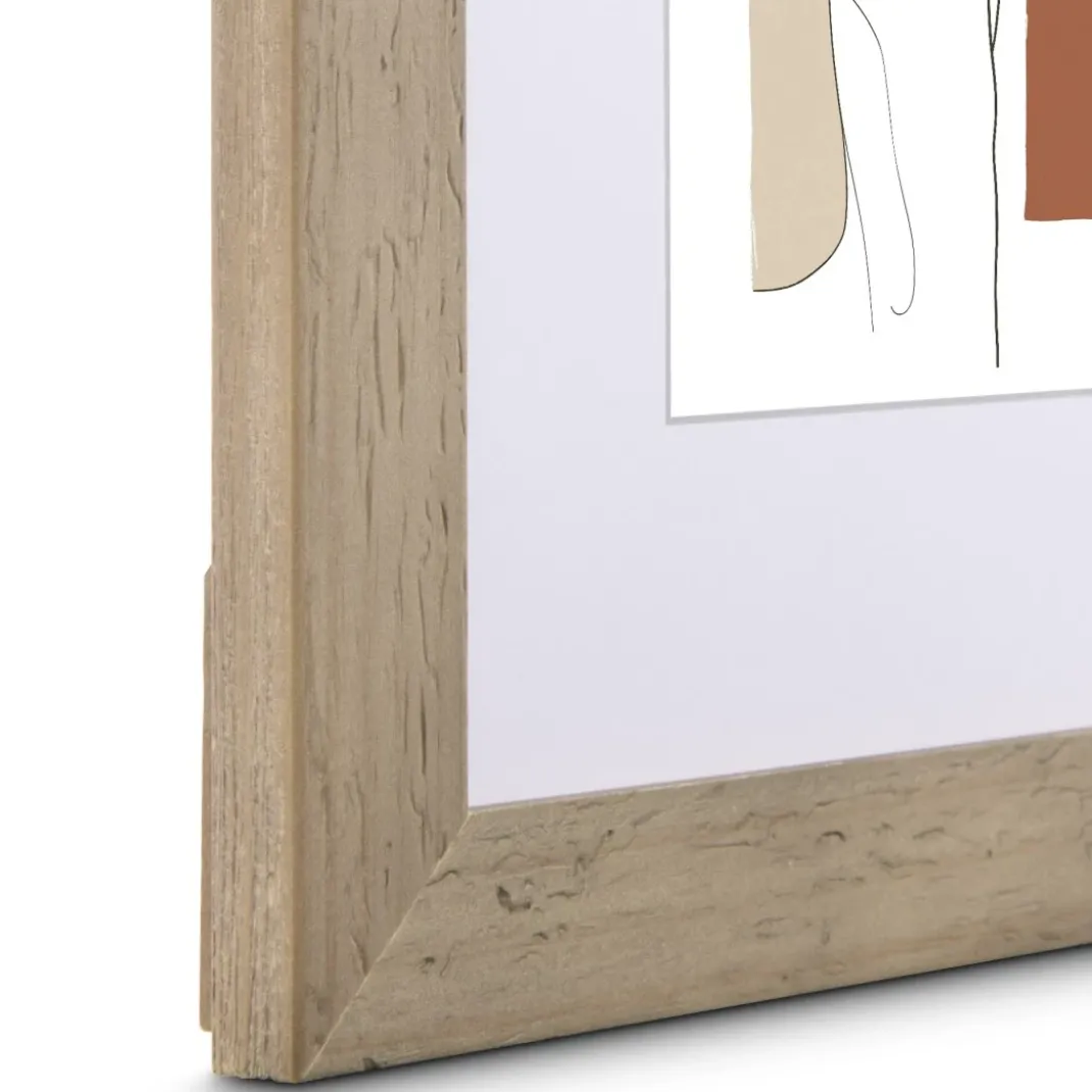 Holzrahmen "Albero", Taupe, 15 x 20 cm