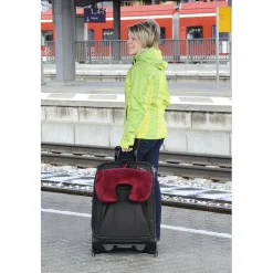 2in1-Mikroperlen-Reisekissen, Beere