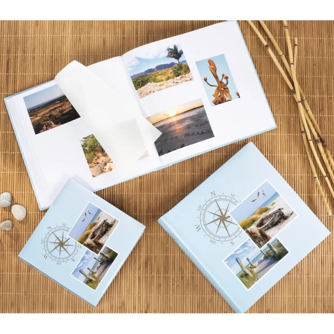 Jumbo-Album "Compass“, 30x30 cm, 100 weiße Seiten