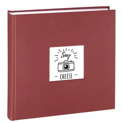 Jumbo-Album "Fine Art", 30x30 cm, 100 weiße Seiten, Bordeaux