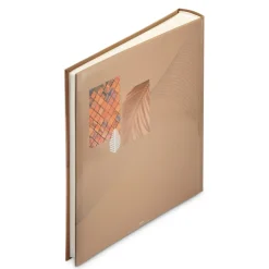 Jumbo-Album “Singo II“, 30x30 cm, 100 weiße Seiten, Terracotta