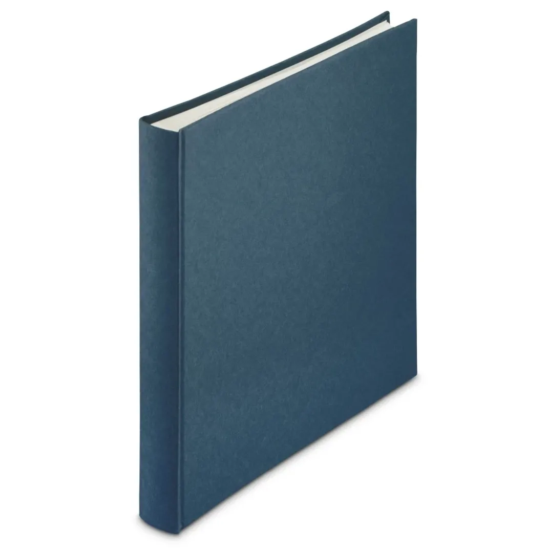 Jumbo-Album "Wrinkled", 30x30 cm, 80 weiße Seiten, Blau