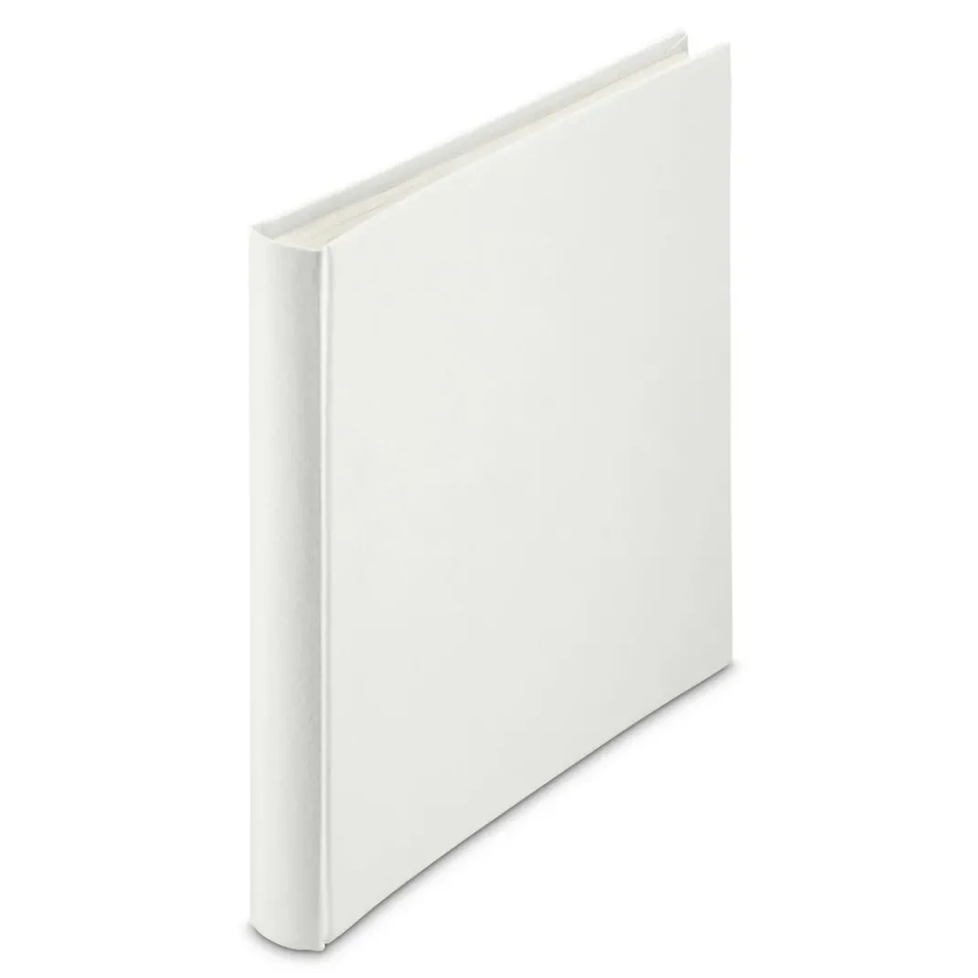 Jumbo-Album "Wrinkled", 30x30 cm, 80 weiße Seiten, Weiß