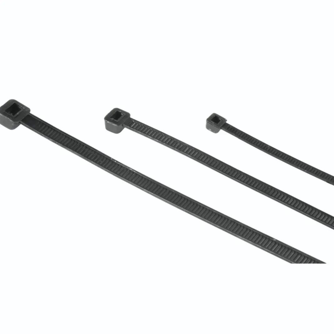 Kabelbinder-Set, 2,5 x 100/150/200 mm, Schwarz, 150 Stück