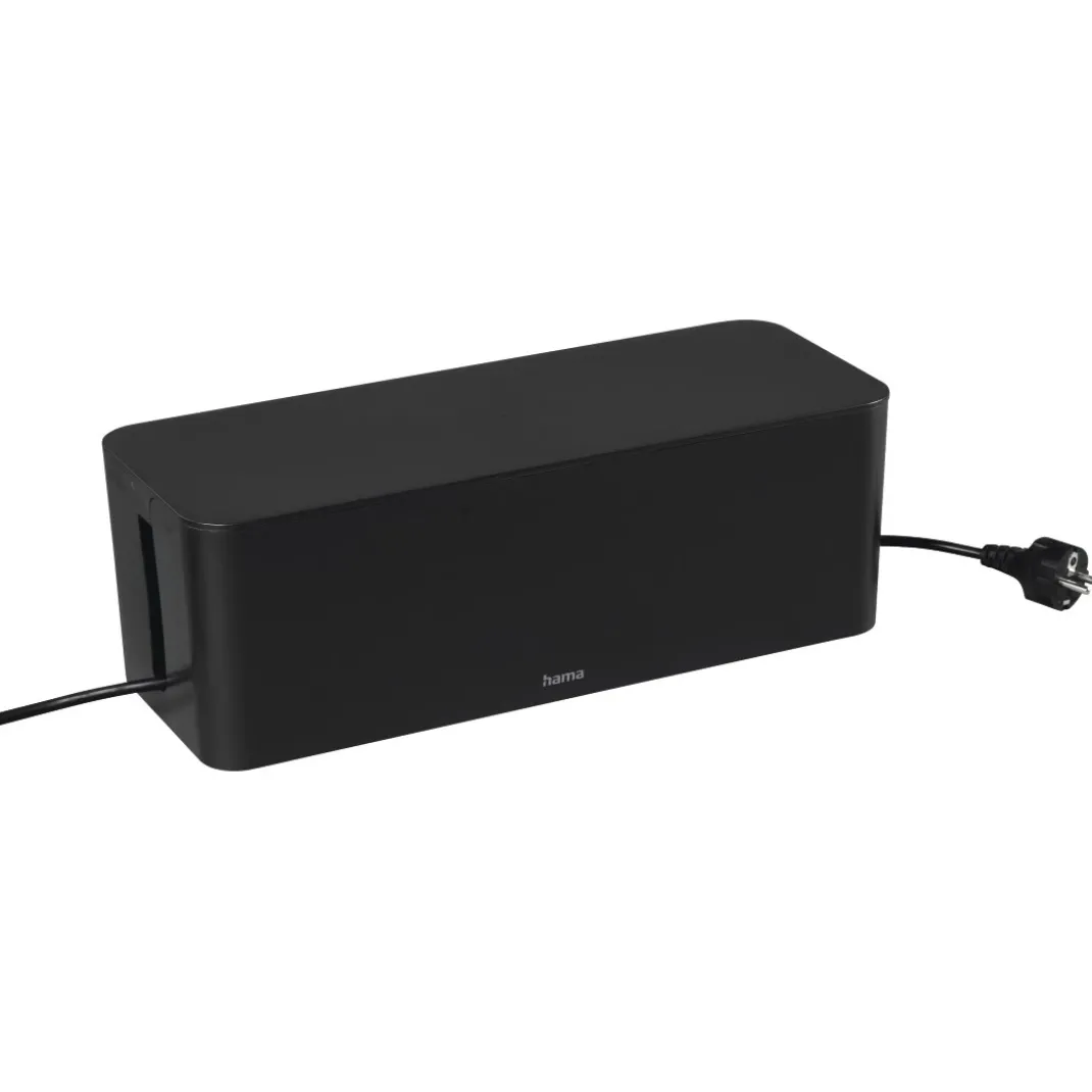 Kabelbox "Maxi", für Steckdosenleiste, 40,6 x 15,6 x 13,5 cm, Schwarz