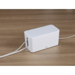 Kabelbox "Mini", für Steckdosenleiste, 23,5 x 11,5 x 12, Weiß