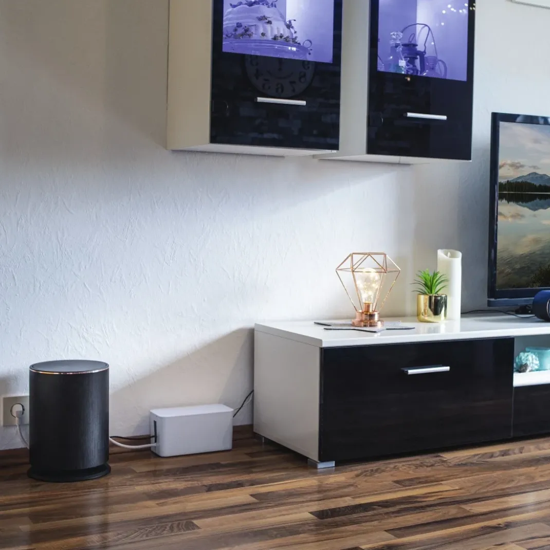Kabelbox "Mini", für Steckdosenleiste, 23,5 x 11,5 x 12, Weiß