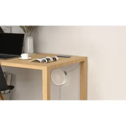 Kabelbox rund, Wandmontage, integrierte Kabelführung, 18,0 x 5,5 cm, Weiß