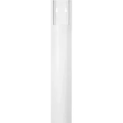 Kabelkanal, selbstklebend, halbrund, 100 x 7 x 2,1 cm, PVC, Weiß