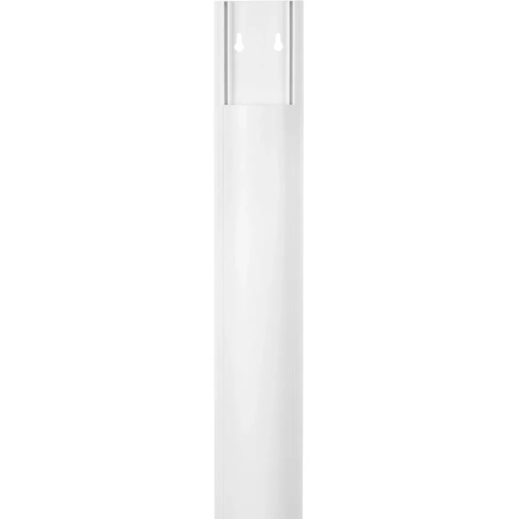 Kabelkanal, selbstklebend, halbrund, 100 x 7 x 2,1 cm, PVC, Weiß