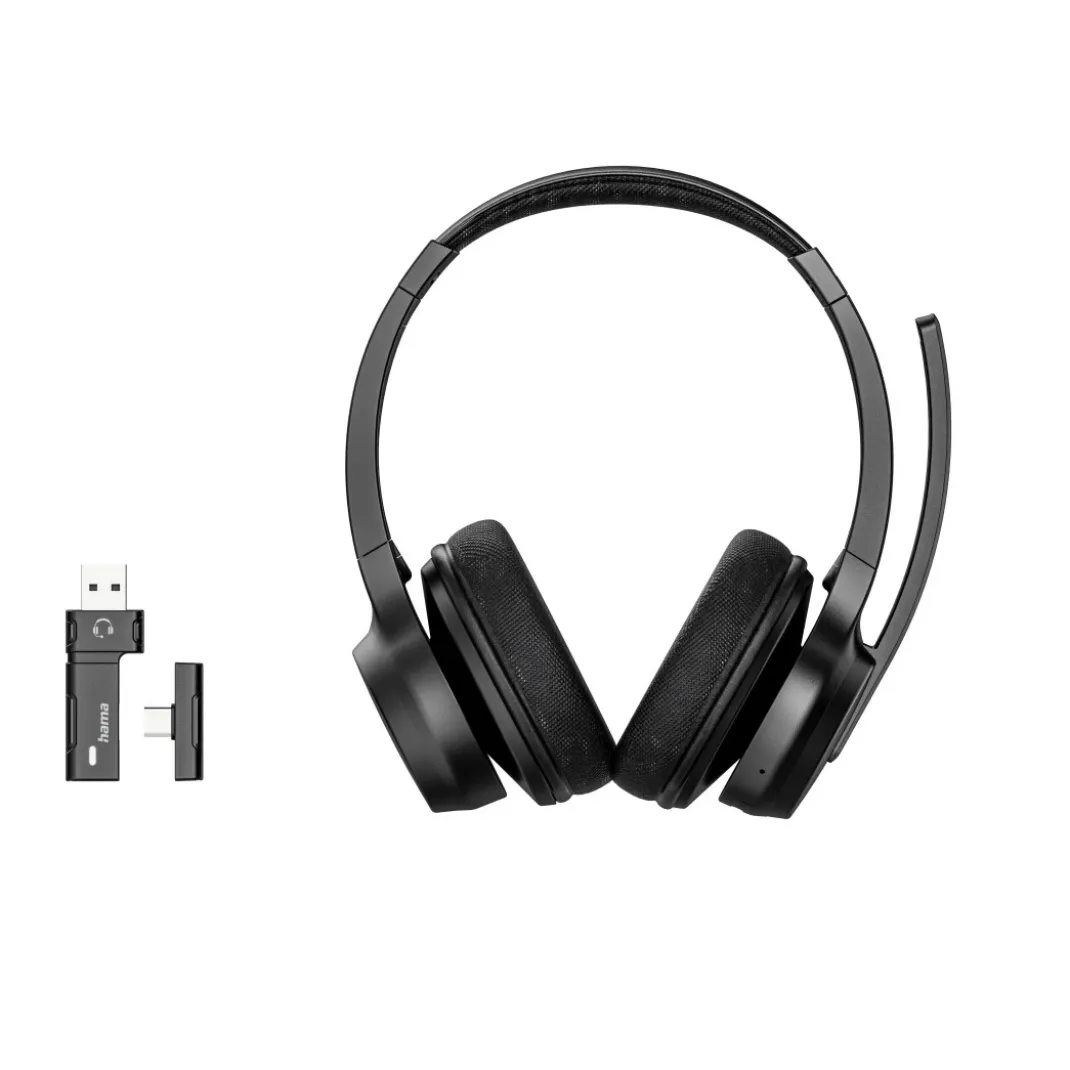 Kabelloses PC-Headset "WHS-450", Noise Cancelling ENC, Bluetooth, Funk