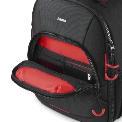 Kamera-Rucksack "Ohio", 150, Schwarz/Rot