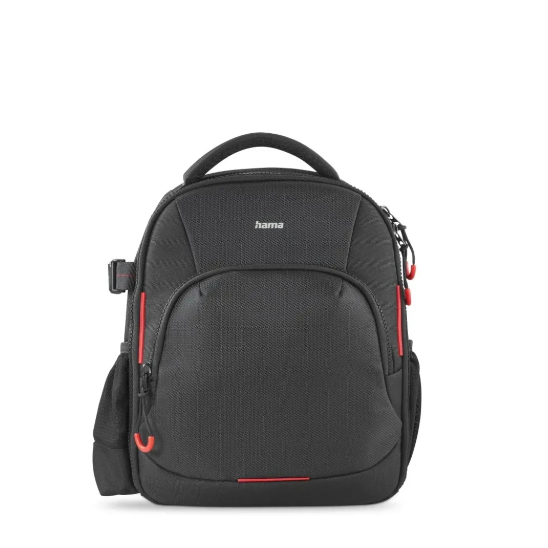 Kamera-Rucksack "Ohio", 150, Schwarz/Rot
