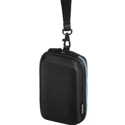 Kameratasche "Hardcase Zip", 7,5 x 4,5 x 12,5 cm innen, Schwarz/Blau