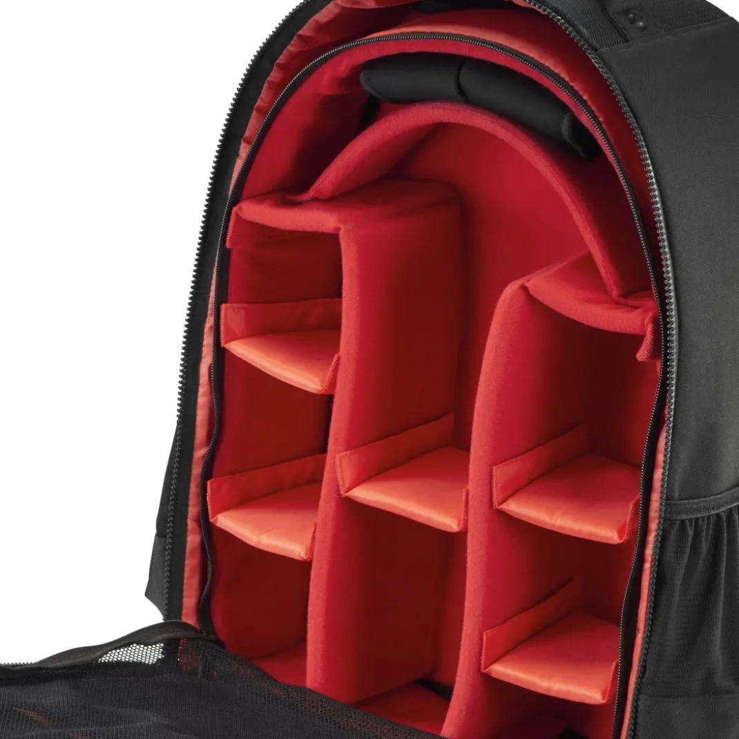 Kamera-Trolley "Ohio", 200, stabiler Fotokoffer für Handgepäck, Schwarz/Rot