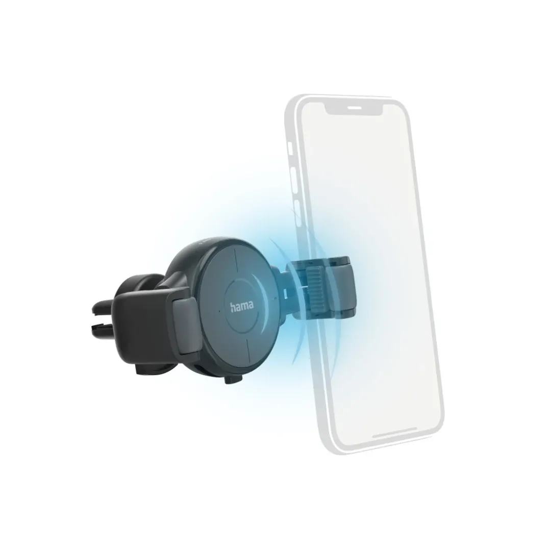 Kfz-Handy-Ladegerät "FC10 Flex-Set", 10 W, kabellos, QI-Charge, Anthrazit