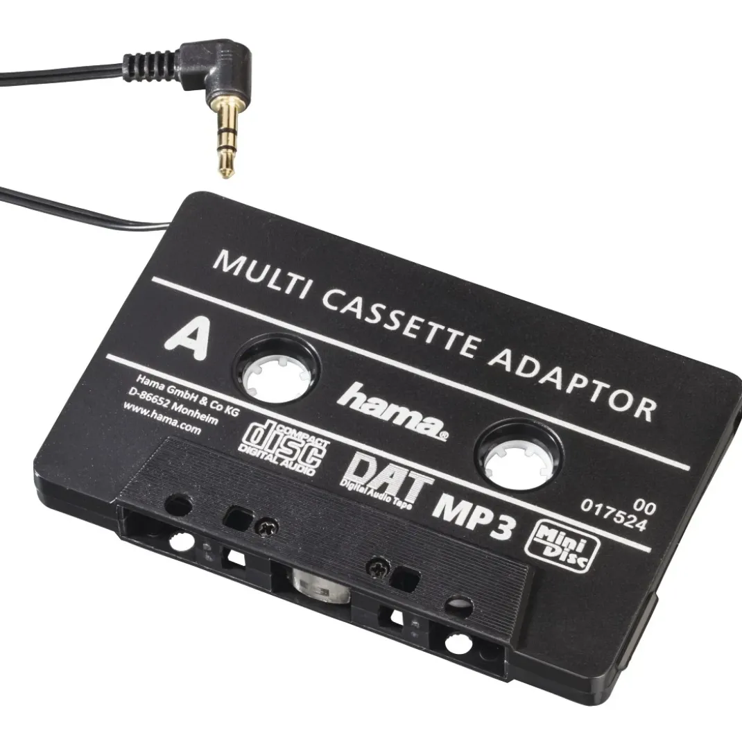 KFZ-Kassettenadapter mit 3,5-mm-Klinke (AUX) für Smartphone, MP3-Player