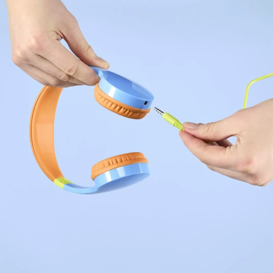 Kinderkopfhörer "Kids Guard", On-Ear, Lautstärkebegrenzung, Kabel, Blau