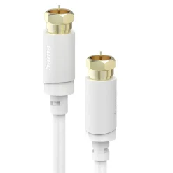 Koaxialkabel für Kabelrouter, Netzwerk, F-Stecker, 75 Ω, 120 dB, 3,00 m