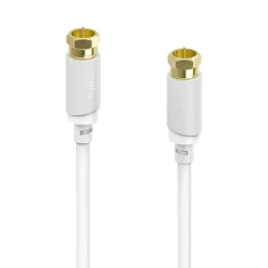 Koaxialkabel für Kabelrouter, Netzwerk, F-Stecker, 75 Ω, 120 dB, 3,00 m