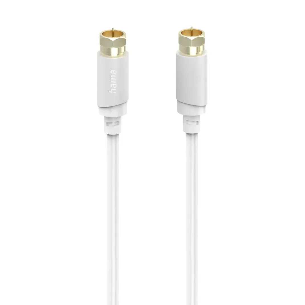 Koaxialkabel für Kabelrouter, Netzwerk, F-Stecker, 75 Ω, 120 dB, 3,00 m