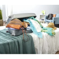 Koffer-Organizer-Set, 7-teilig, Grau
