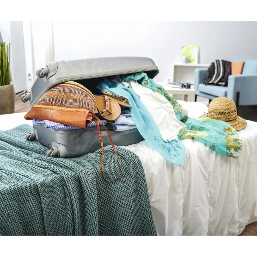 Koffer-Organizer-Set, 7-teilig, Grau