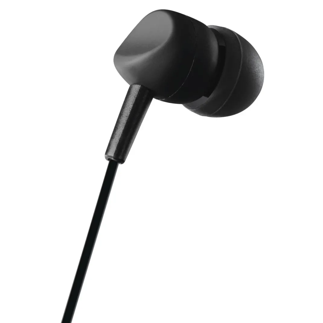 Kopfhörer "Basic4Phone", In-Ear, Mikrofon, Kabelknickschutz, Schwarz