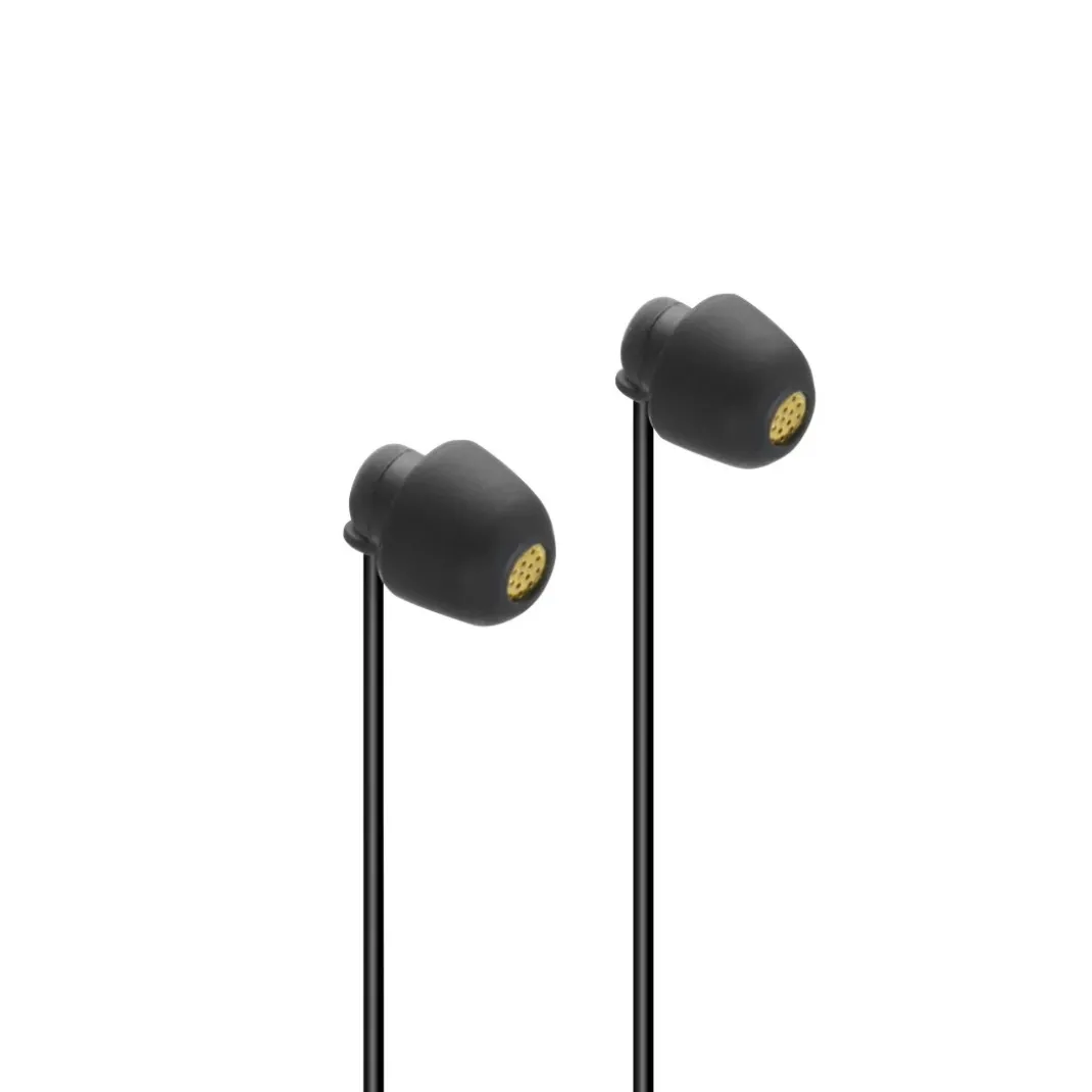 Kopfhörer "Calm", In-Ear, Mikrofon, Kabelknickschutz, USB-C, Schwarz