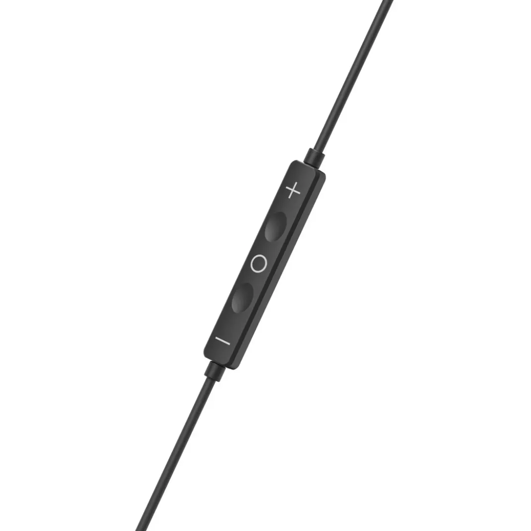Kopfhörer "Classy", Earbuds, Mikrofon, Kabelknickschutz, USB-C, Schwarz