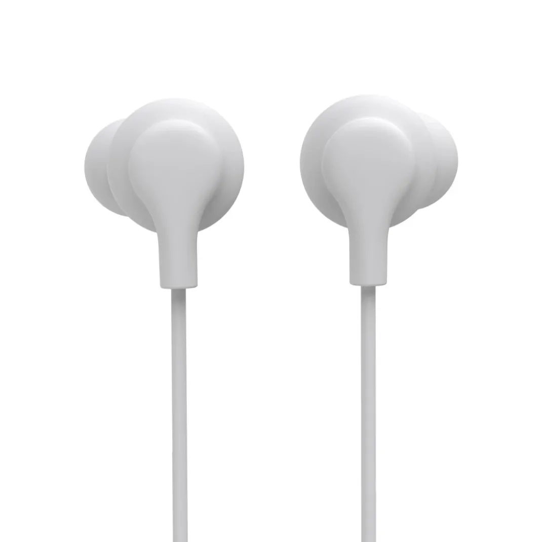Kopfhörer "Curly", In-Ear, Mikrofon, Kabelknickschutz, USB-C, Weiß