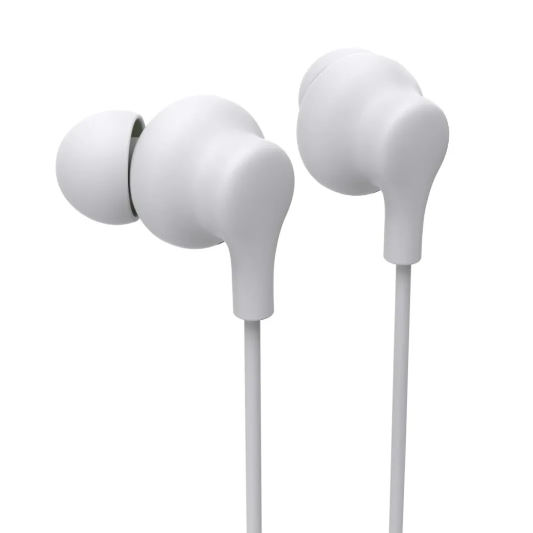 Kopfhörer "Curly", In-Ear, Mikrofon, Kabelknickschutz, USB-C, Weiß