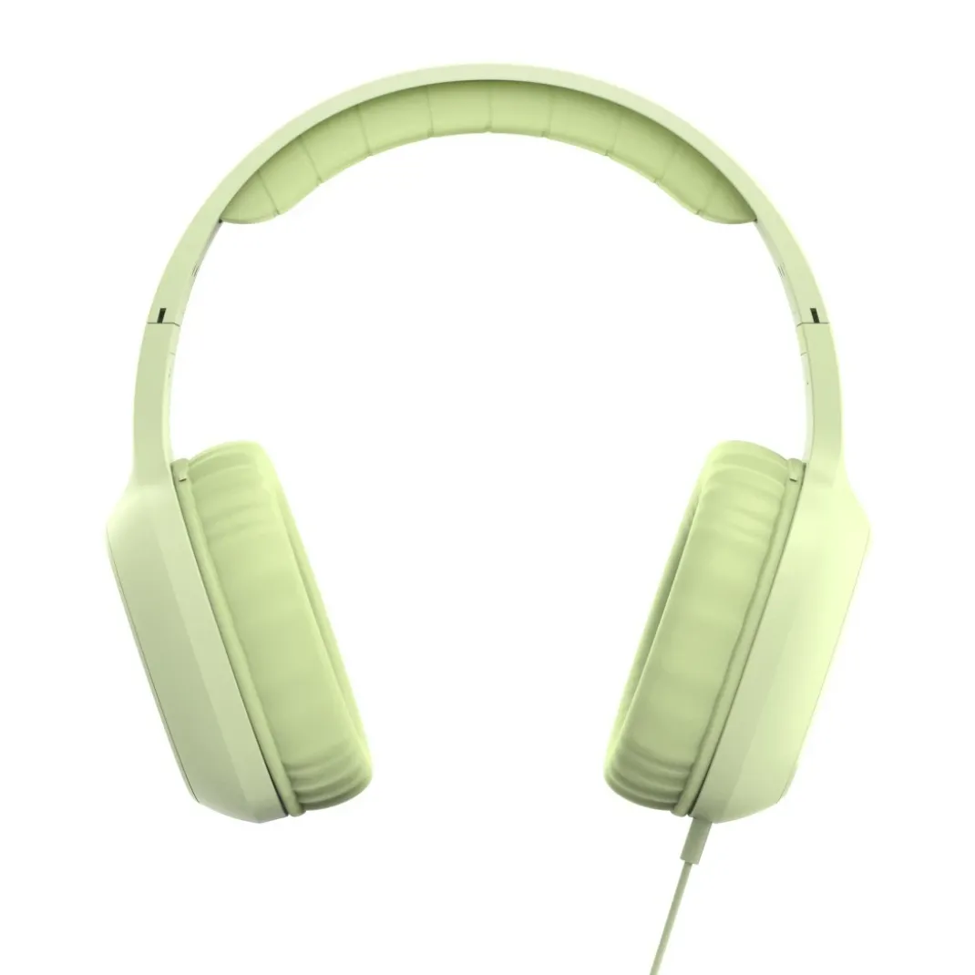 Kopfhörer "Fun C", On-Ear, Mikrofon, einseitige Kabelführung, USB-C, Grün