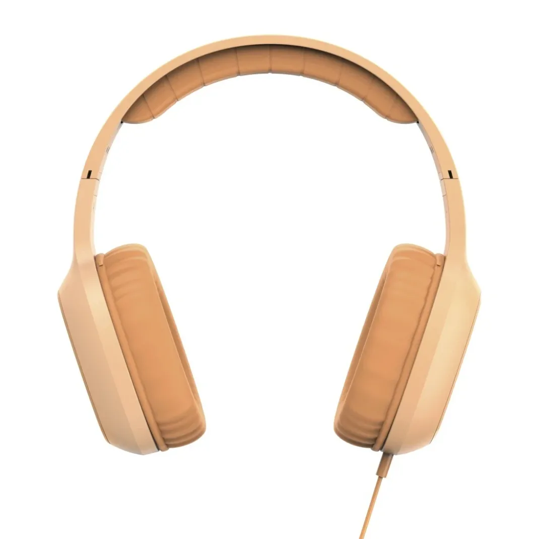 Kopfhörer "Fun C", On-Ear, Mikrofon, einseitige Kabelführung, USB-C, Orange