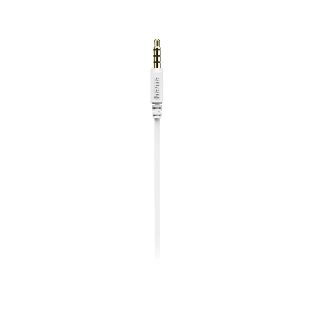 Kopfhörer "Intense", In-Ear, Mikrofon, Flachbandkabel, Weiß