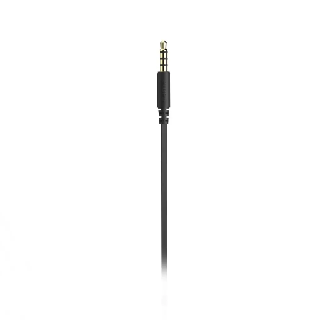 Kopfhörer "Joy", In-Ear, Mikrofon, Flachbandkabel, Schwarz