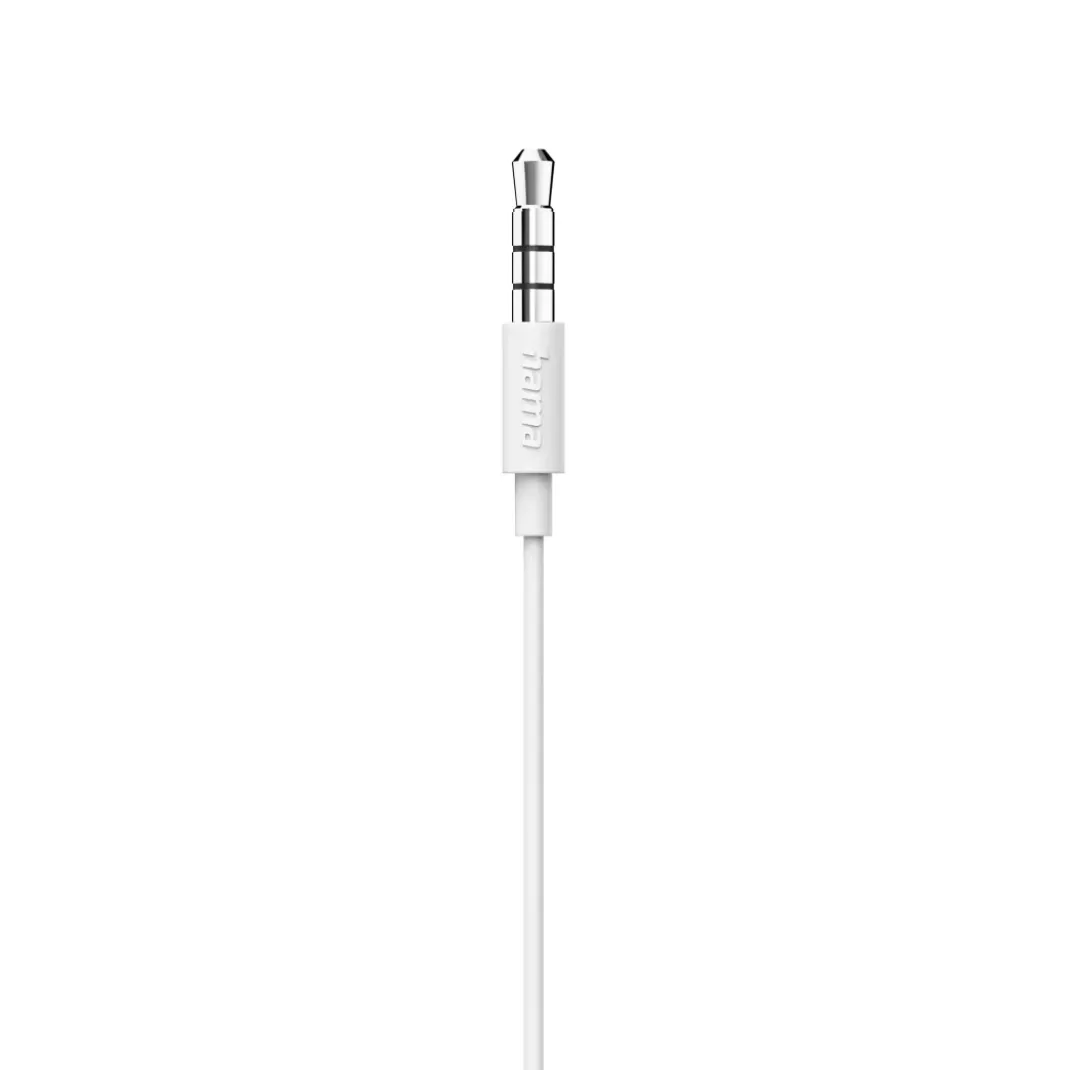 Kopfhörer "Noble", Earbuds, Mikrofon, Kabelknickschutz, 3,5-mm-Klinke, Weiß
