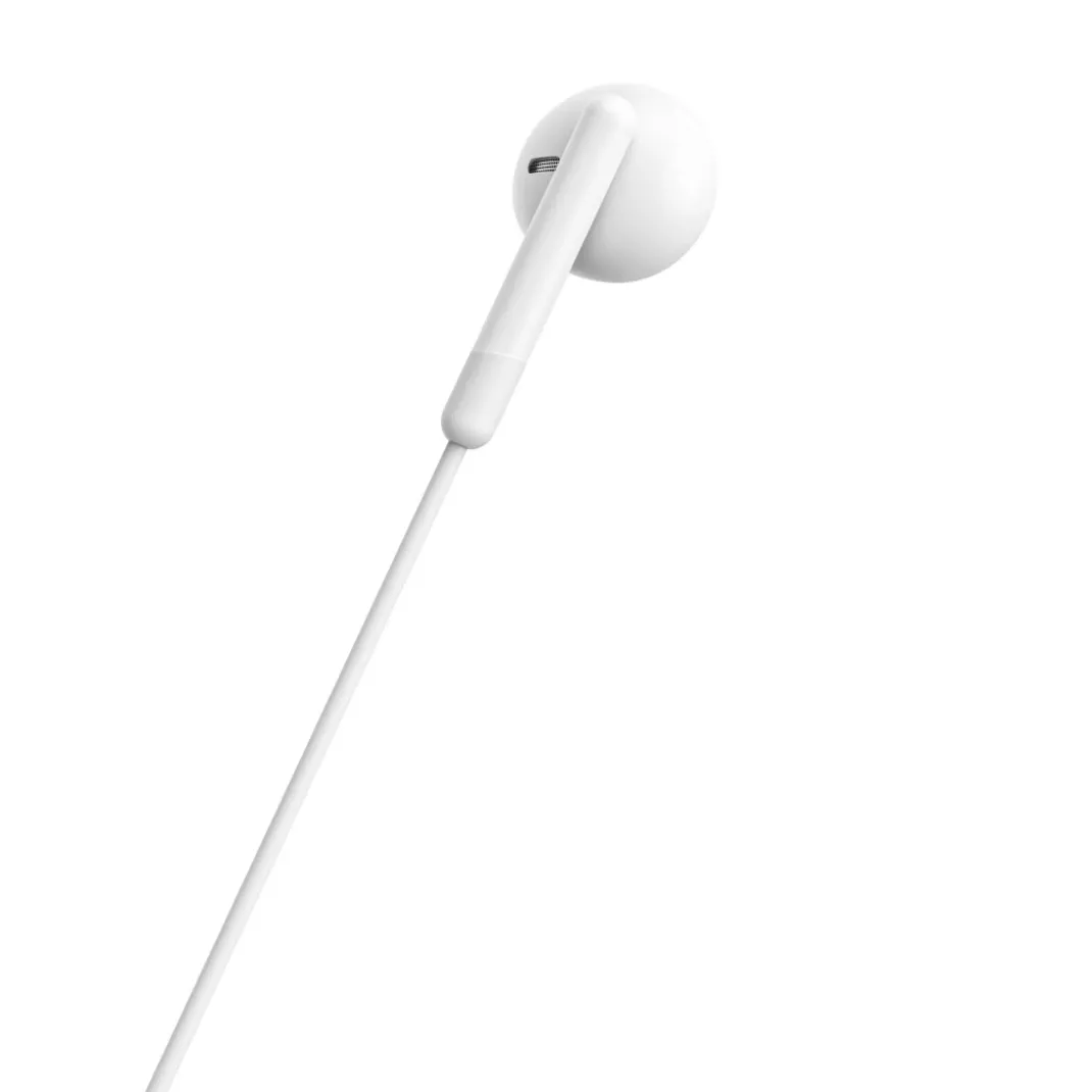 Kopfhörer "Noble", Earbuds, Mikrofon, Kabelknickschutz, 3,5-mm-Klinke, Weiß