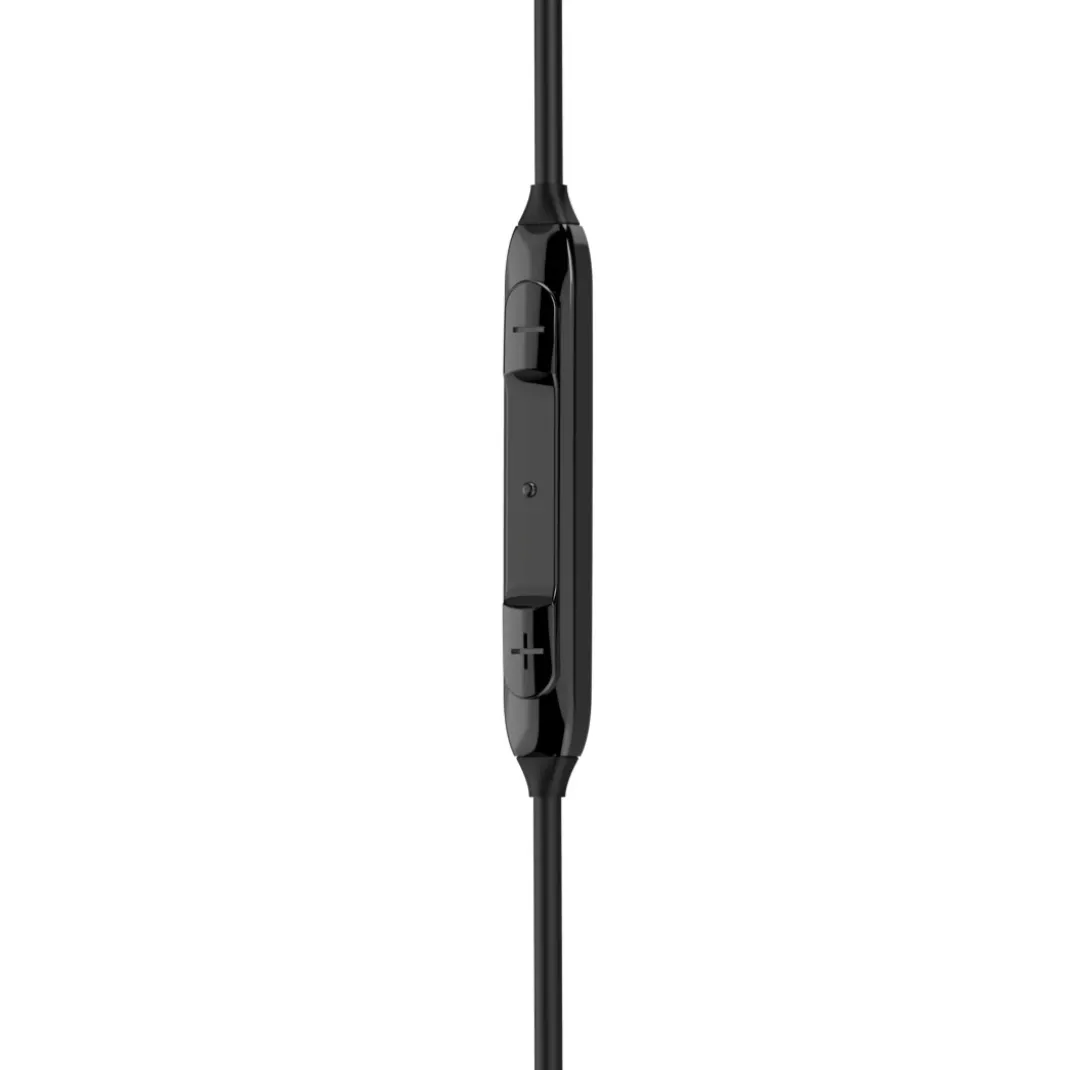 Kopfhörer "Popply", In-Ear, Mikrofon, Kabelknickschutz, 3,5 mm, Schwarz