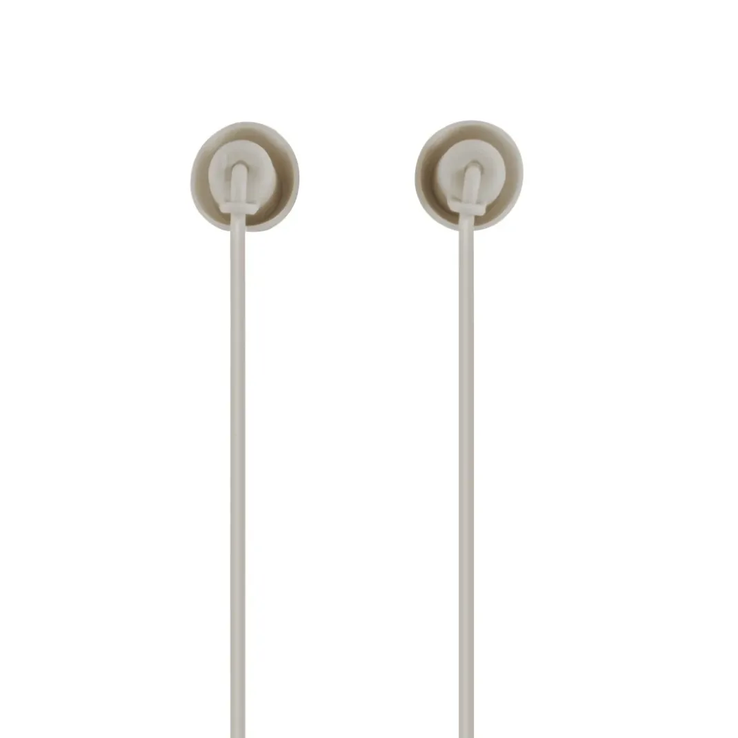 Kopfhörer "Relax", In-Ear Mikrofon, Kabelknickschutz, 3,5 mm, Sand