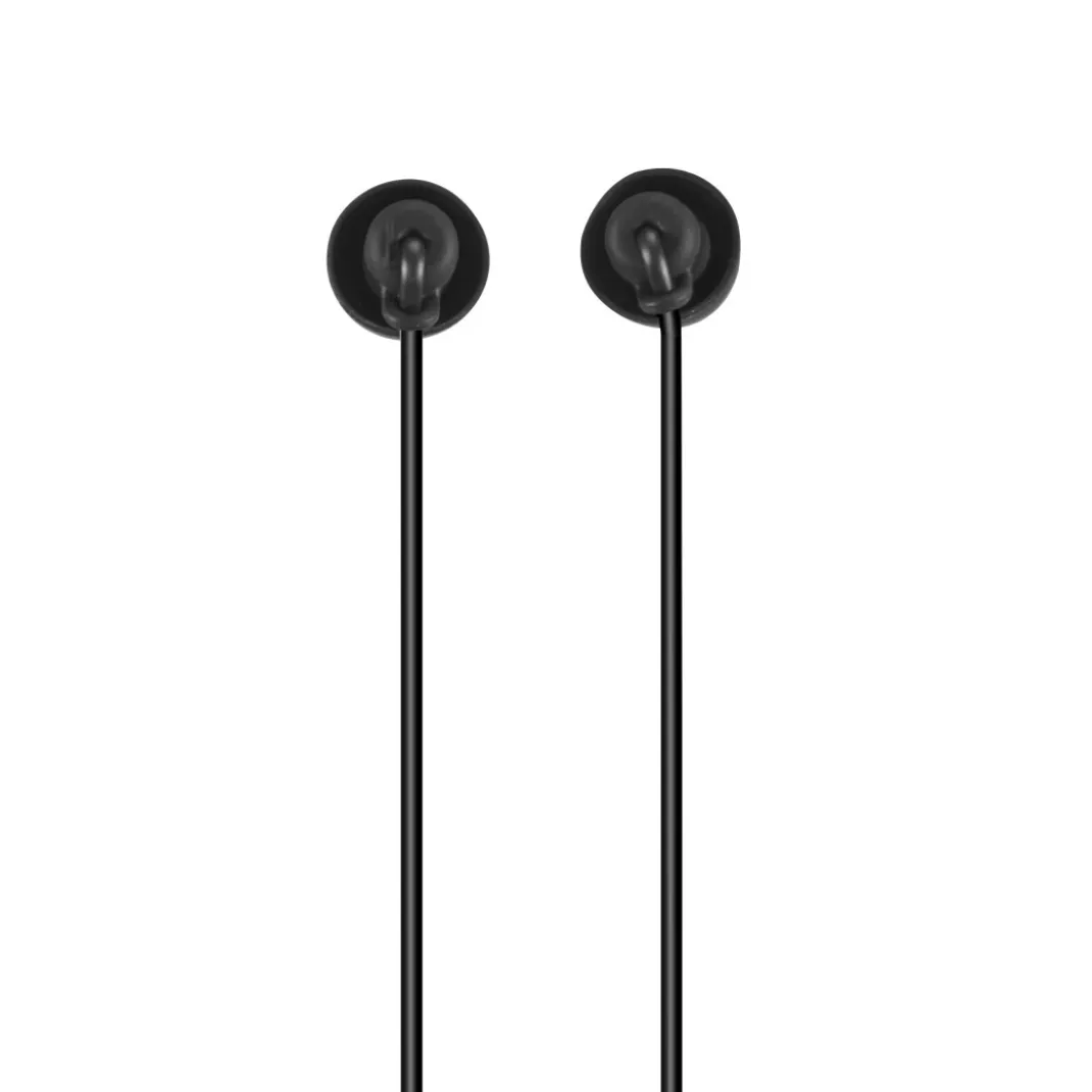 Kopfhörer "Relax", In-Ear, Mikrofon, Kabelknickschutz, 3,5 mm, Schwarz