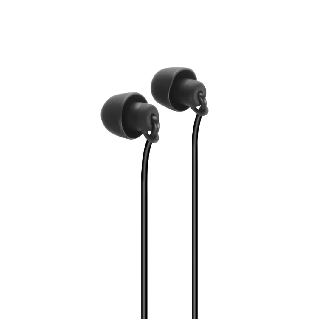 Kopfhörer "Relax", In-Ear, Mikrofon, Kabelknickschutz, 3,5 mm, Schwarz