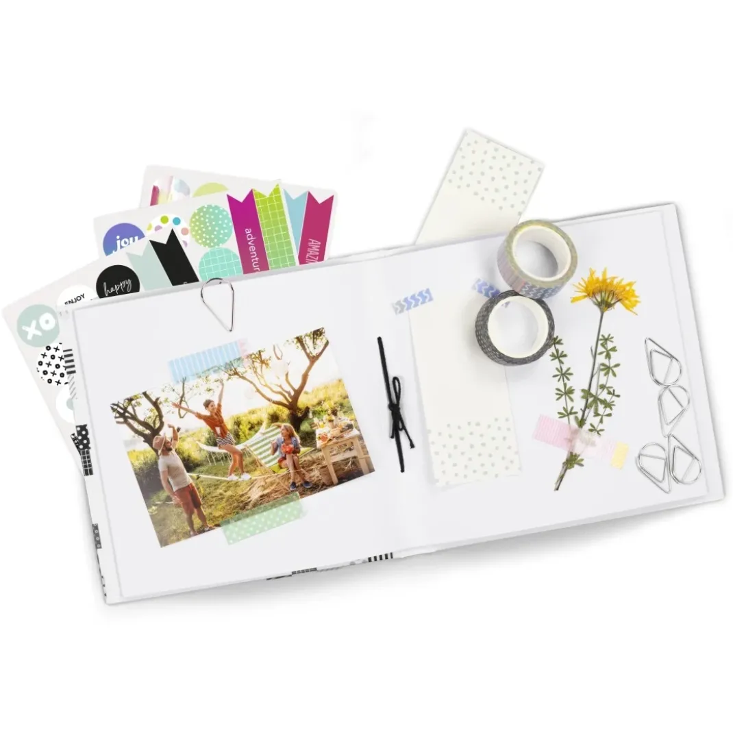 Kreativ-Set, Album selbst gestalten m. Multi-Zubehör, Foto-Geschenkidee DIY