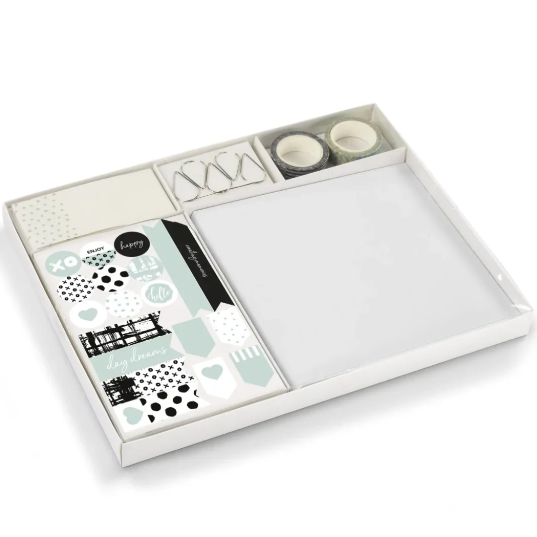 Kreativ-Set, Album selbst gestalten m. Multi-Zubehör, Foto-Geschenkidee DIY