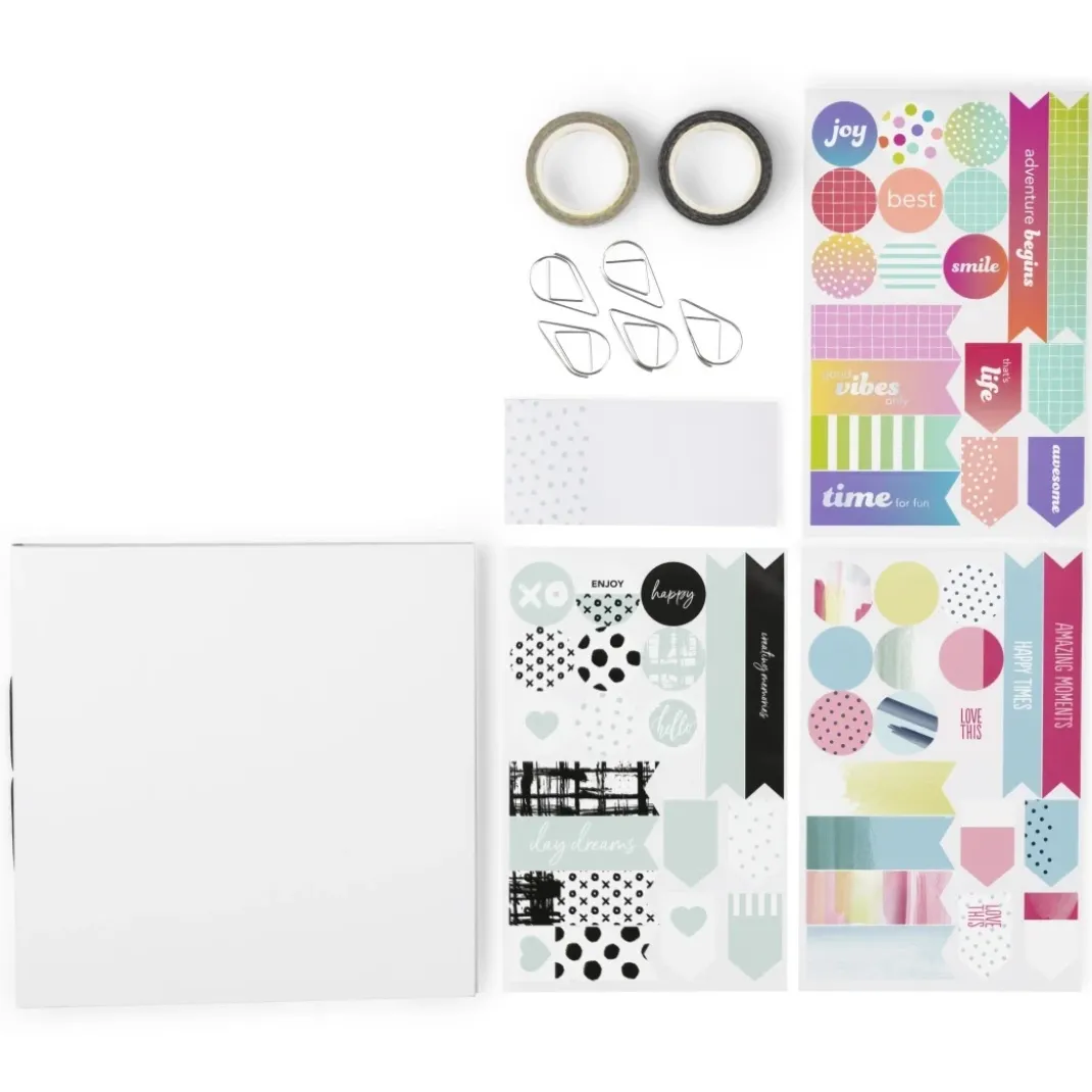 Kreativ-Set, Album selbst gestalten m. Multi-Zubehör, Foto-Geschenkidee DIY