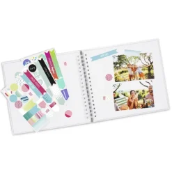 Kreativ-Set, Spiralalbum selbst gestalten m. Zubehör, Foto-Geschenkidee DIY