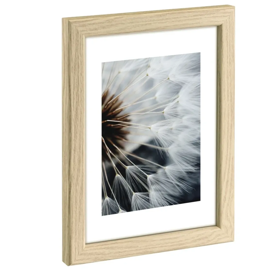Kunststoffrahmen "Breeze", Eiche, 13 x 18 cm