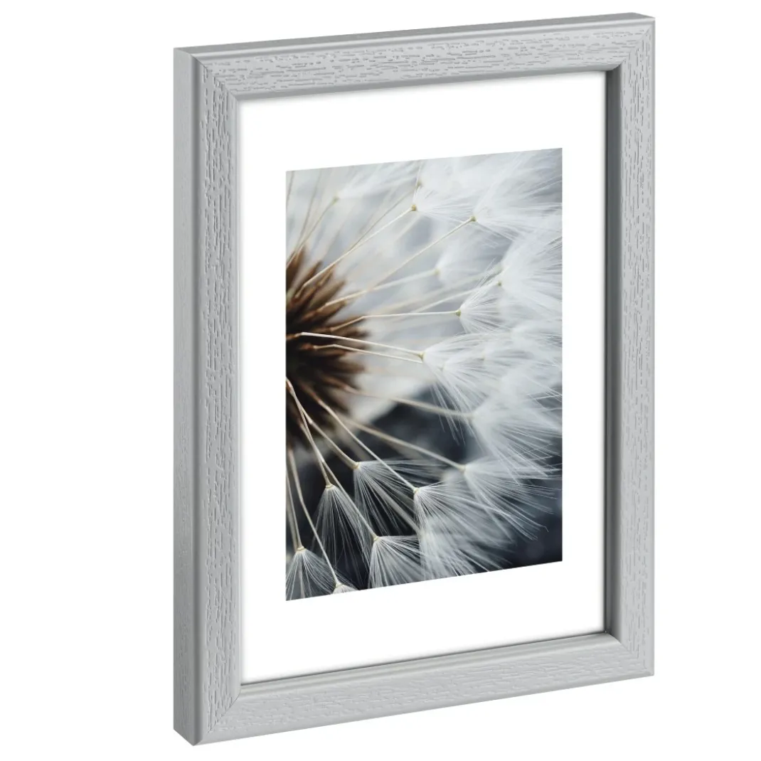 Kunststoffrahmen "Breeze", Grau, 10 x 15 cm