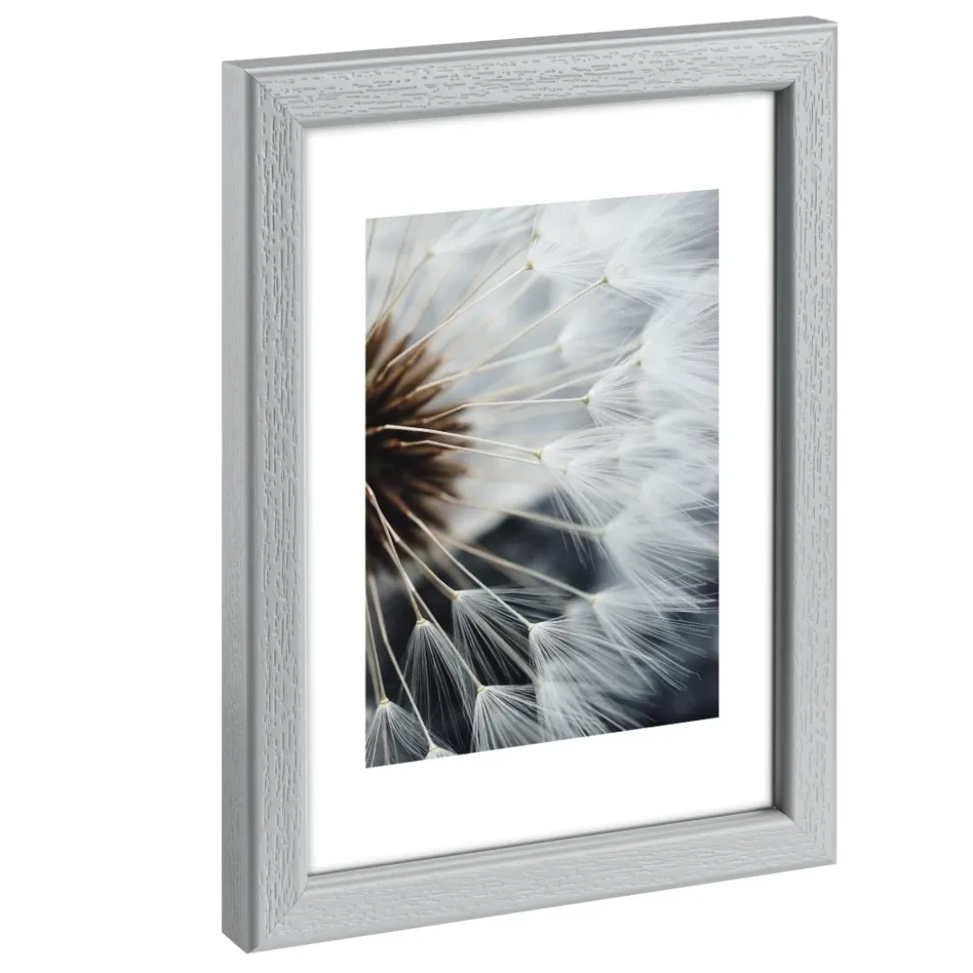 Kunststoffrahmen "Breeze", Grau, 15 x 20 cm